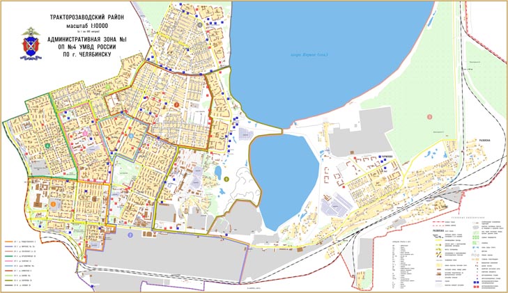 Карта тракторозаводского района челябинска